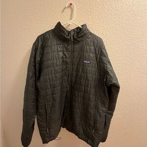Patagonia Quilted Jacket in Dark Gray